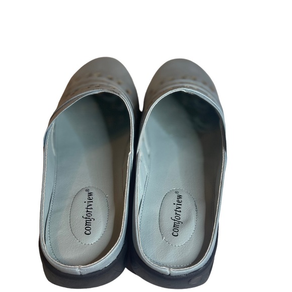 Comfort View Lenox Mule Aqua Open Cutwork Shoes Size 9 M NW0T - Picture 4 of 6